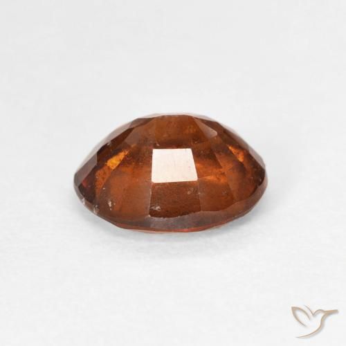 Granato hessonite Arancione scuro naturale da 1.71 ct, Ovale, VS