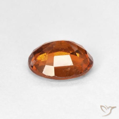 Granato hessonite Medium Dark-Orange naturale da 1.56 ct, Ovale, VS