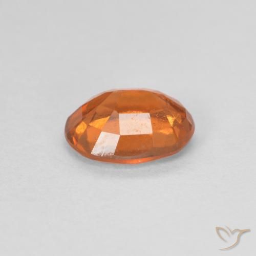 Granato hessonite Arancio Medio naturale da 1.05 ct, Ovale, VVS-VS