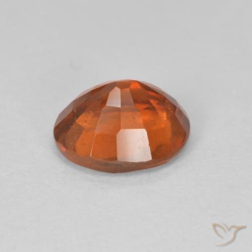 Granato hessonite Arancia Fuoco naturale da 1.60 ct, Ovale, VVS-VS