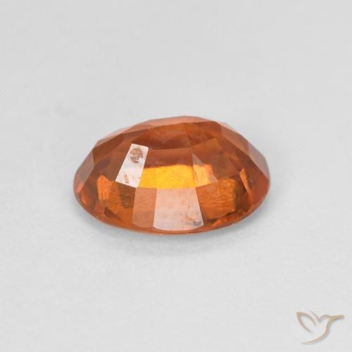 Granato hessonite Arancione Ambra naturale da 1.22 ct, Ovale, VVS-VS