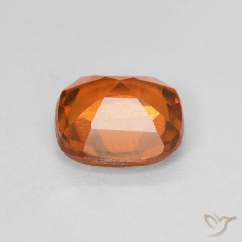 Granato hessonite Arancio Medio naturale da 1.57 ct, Cuscino, VVS-VS