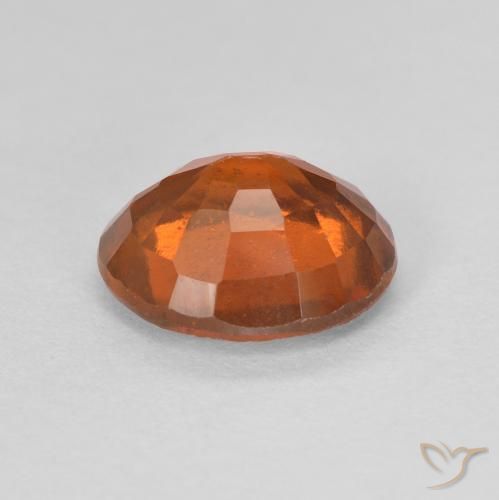 Granato hessonite Arancia Fuoco naturale da 1.91 ct, Ovale, VVS-VS