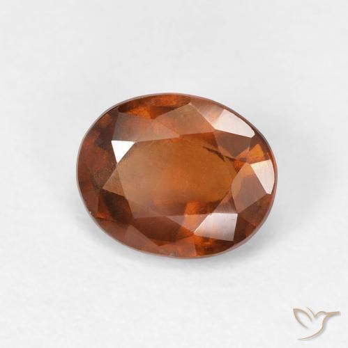 Granato hessonite Arancione Ambra naturale da 1.51 ct, Ovale, VVS-VS