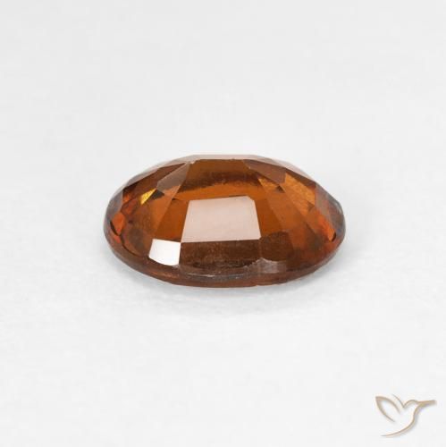 Granato hessonite Arancione Ambra naturale da 1.30 ct, Ovale, VVS-VS