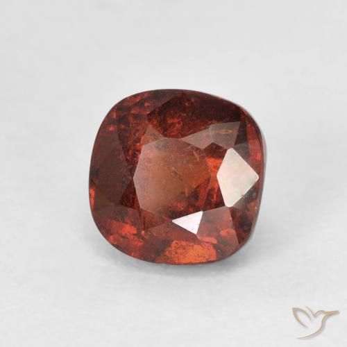 Granato hessonite Arancione scuro naturale da 1.58 ct, Cuscino, VS