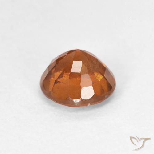 Granato hessonite Arancio Medio naturale da 1.09 ct, Rotondo, VS