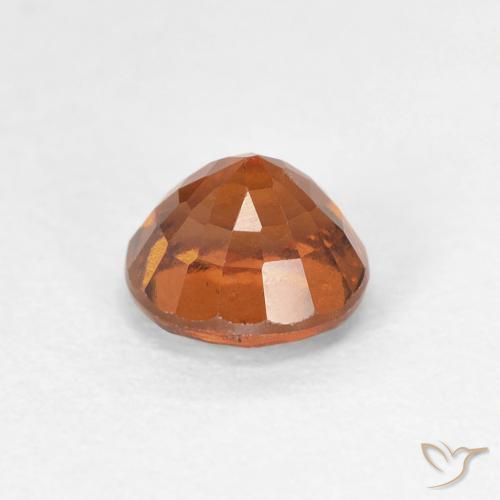 Granato hessonite Arancione scuro naturale da 1.10 ct, Rotondo, VS