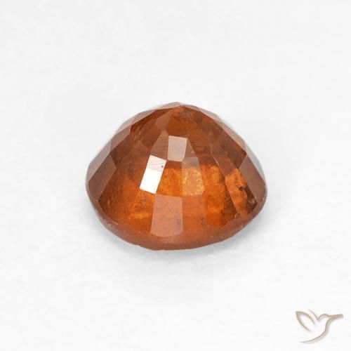 Granato hessonite Arancione scuro naturale da 1.04 ct, Rotondo, VS