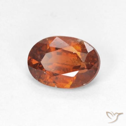 Granato hessonite Arancione Ambra naturale da 1.43 ct, Ovale, VS