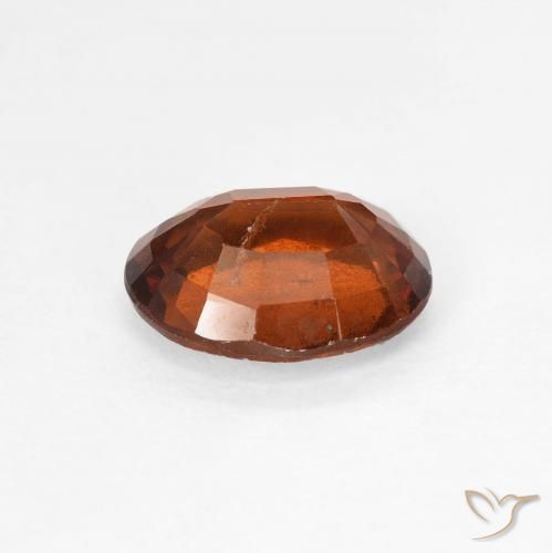 Granato hessonite Arancione scuro naturale da 1.81 ct, Ovale, VS