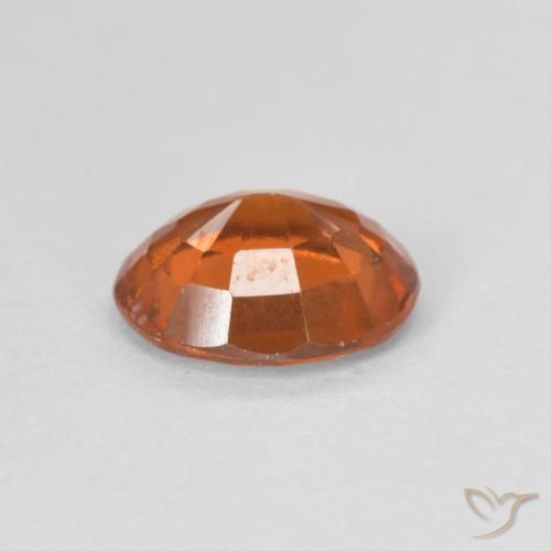 Granato hessonite Arancione rossastra naturale da 1.37 ct, Ovale, VS