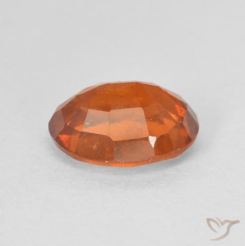 Granato hessonite Arancione scuro naturale da 1.93 ct, Ovale, VS