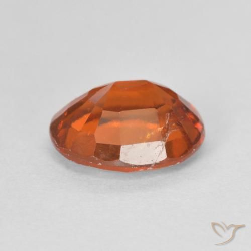 Granato hessonite Medium Dark-Orange naturale da 2.06 ct, Ovale, VS