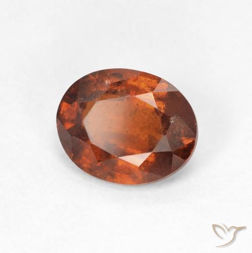 Granato hessonite Arancione Ambra naturale da 1.45 ct, Ovale, VS