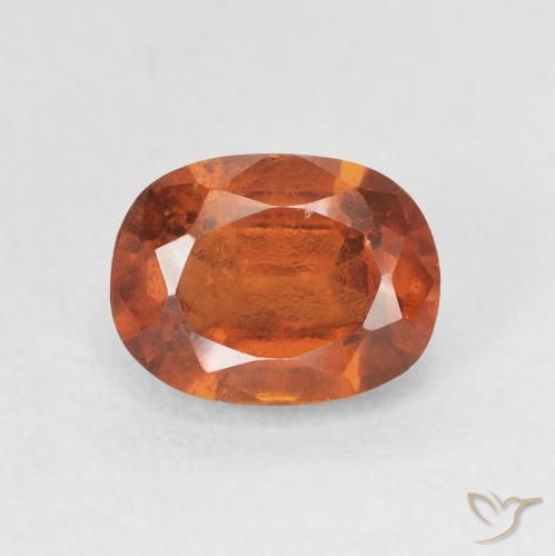 2.08ct Naturale Arancia Fuoco Granato hessonite, Cuscino, VS-SI
