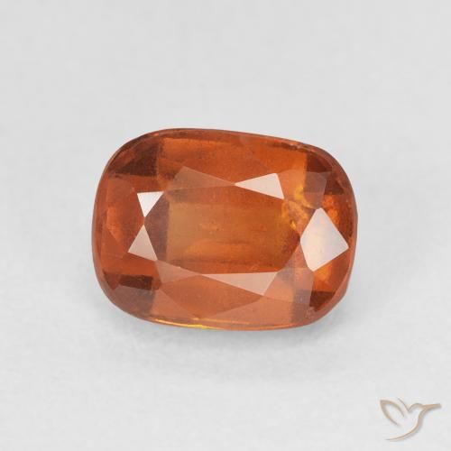 Granato hessonite Arancio Medio naturale da 2.17 ct, Cuscino, VS-SI
