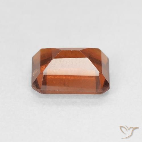 Granato hessonite Arancio Medio naturale da 1.77 ct, Ottagonale / Taglio smeraldo, VS-SI