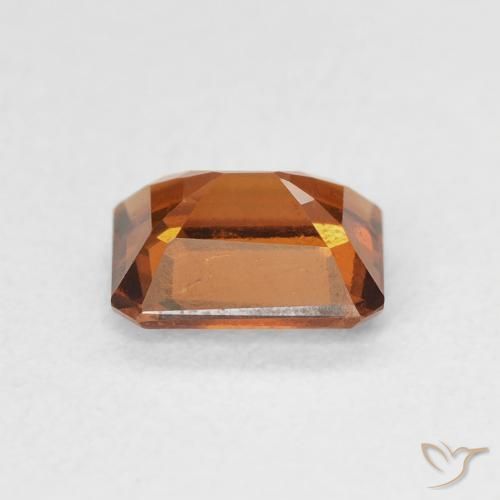 Granato hessonite Arancio Medio naturale da 1.18 ct, Ottagonale / Taglio smeraldo, VVS-VS