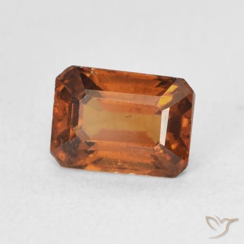 Granato hessonite Arancio Medio naturale da 1.50 ct, Ottagonale / Taglio smeraldo, VVS-VS