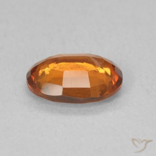 Granato hessonite Arancia Fuoco naturale da 1.15 ct, Ovale, VS