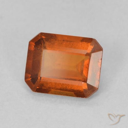 Granato hessonite Arancio Medio naturale da 1.07 ct, Ottagonale / Taglio smeraldo, VS