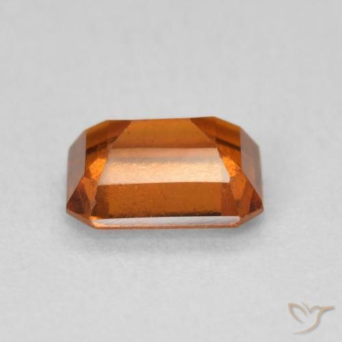 Granato hessonite Arancio Medio naturale da 1.07 ct, Ottagonale / Taglio smeraldo, VS