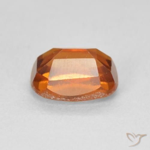 Granato hessonite Arancione rossastra naturale da 2.17 ct, Cuscino, VS