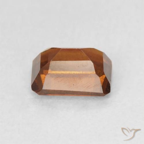 Granato hessonite Arancia Fuoco naturale da 1.38 ct, Ottagonale / Taglio smeraldo, VS