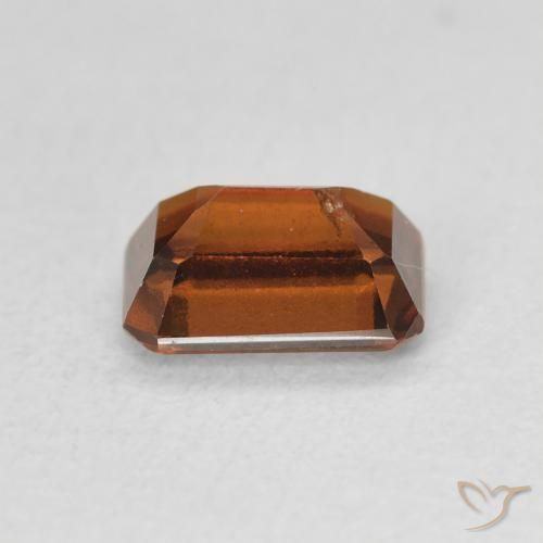 Granato hessonite Arancio Medio naturale da 1.26 ct, Ottagonale / Taglio smeraldo, VS