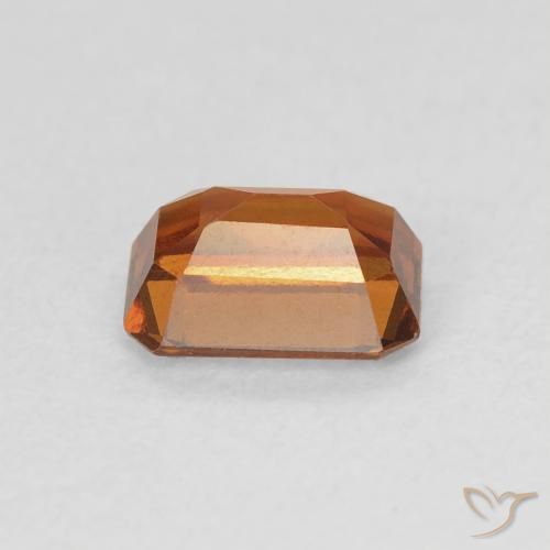 Granato hessonite Arancio Medio naturale da 1.14 ct, Ottagonale / Taglio smeraldo, VVS-VS