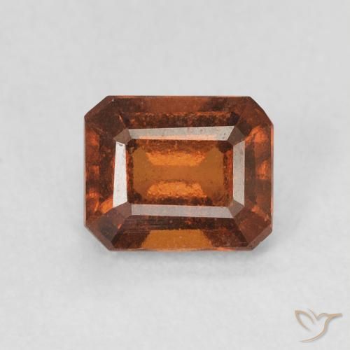 Granato hessonite Arancione Ambra naturale da 1.04 ct, Ottagonale / Taglio smeraldo, VVS-VS