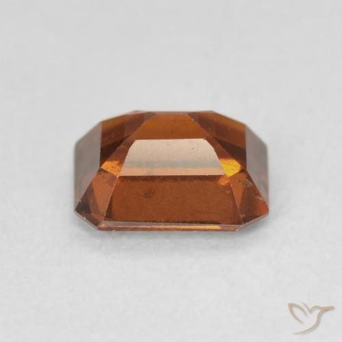 Granato hessonite Arancio Medio naturale da 1.49 ct, Ottagonale / Taglio smeraldo, VVS-VS