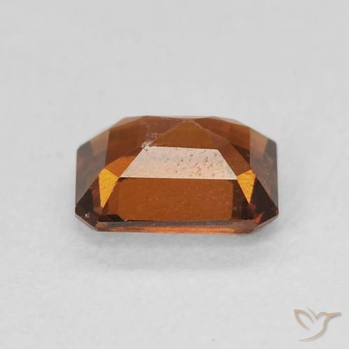 Granato hessonite Arancione scuro naturale da 1.50 ct, Ottagonale / Taglio smeraldo, VVS-VS