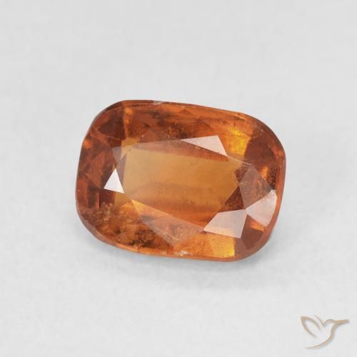 Granato hessonite Arancione scuro naturale da 1.81 ct, Cuscino, VS