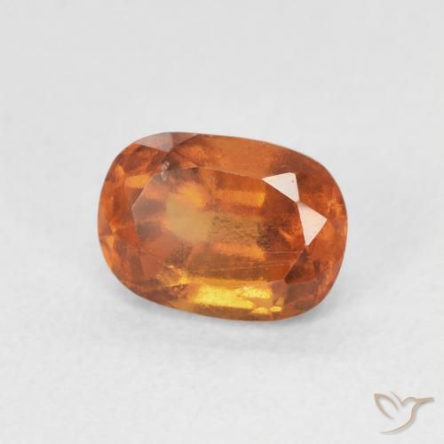 Granato hessonite Arancione scuro naturale da 1.43 ct, Cuscino, VS