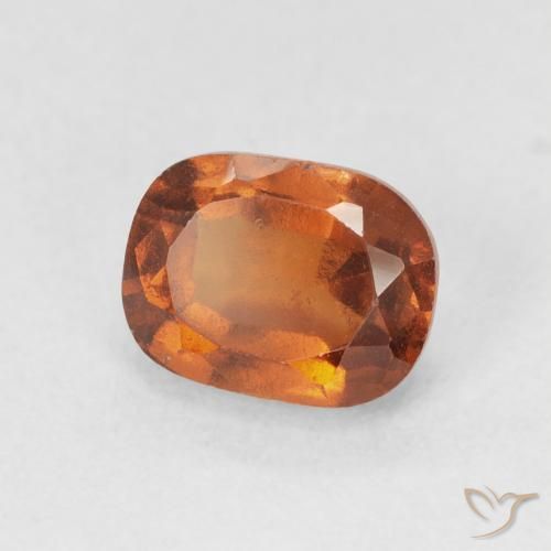 Granato hessonite Arancione Ambra naturale da 2.18 ct, Cuscino, VVS-VS