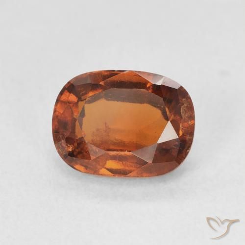 Granato hessonite Arancione scuro naturale da 1.88 ct, Cuscino, VS