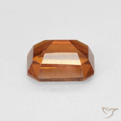 Granato hessonite Arancione scuro naturale da 1.71 ct, Ottagonale / Taglio smeraldo, VS