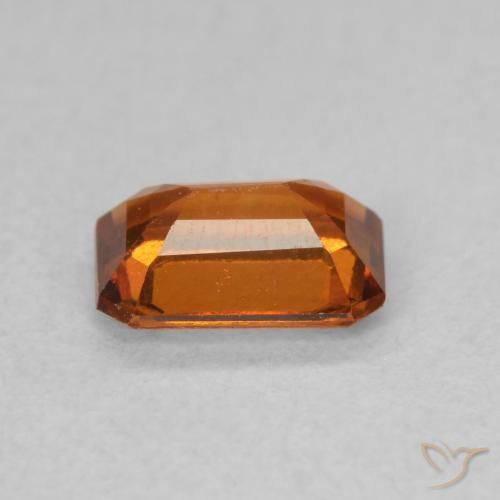 Granato hessonite Arancio Medio naturale da 0.82 ct, Ottagonale / Taglio smeraldo, VS