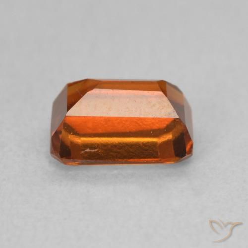 Granato hessonite Arancia Fuoco naturale da 1.34 ct, Ottagonale / Taglio smeraldo, VS
