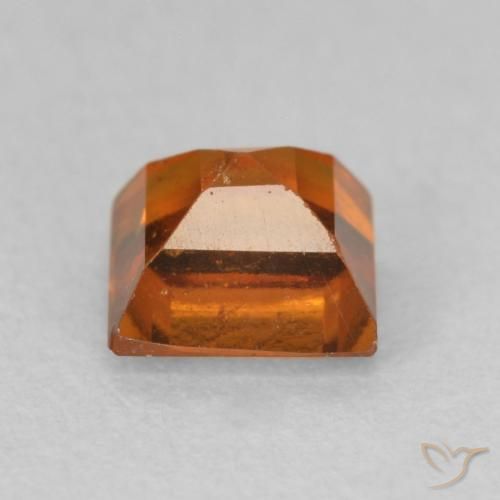 Granato hessonite Arancione rossastra naturale da 1.00 ct, Quadrato, VS-SI