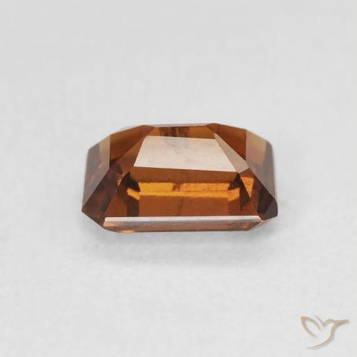 Granato hessonite Arancione Ambra naturale da 1.12 ct, Ottagonale / Taglio smeraldo, VS