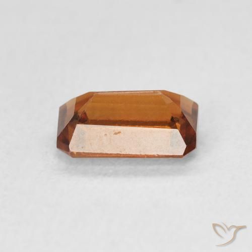 Granato hessonite Medium Dark-Orange naturale da 1.06 ct, Ottagonale / Taglio smeraldo, VVS