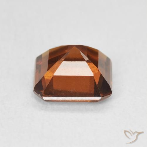 Granato hessonite Arancione scuro naturale da 1.77 ct, Ottagonale / Taglio smeraldo, VVS