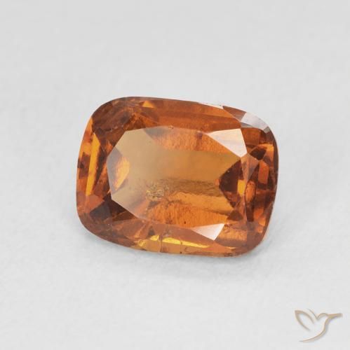 Granato hessonite Arancione scuro naturale da 2.28 ct, Cuscino, VS-SI