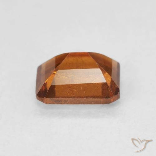 Granato hessonite Arancio Medio naturale da 0.86 ct, Ottagonale / Taglio smeraldo, VS-SI