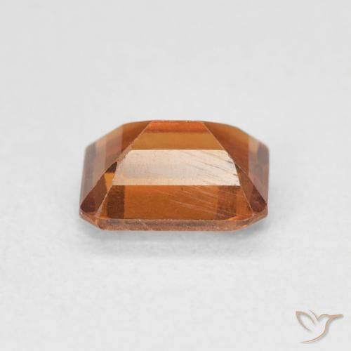 Granato hessonite Arancione scuro naturale da 1.07 ct, Ottagonale / Taglio smeraldo, VS-SI