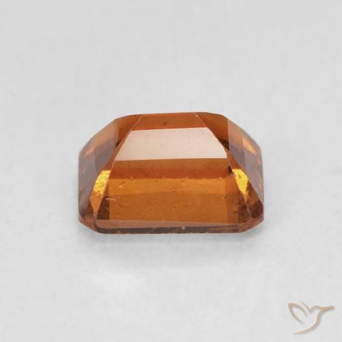 Granato hessonite Arancione scuro naturale da 1.61 ct, Ottagonale / Taglio smeraldo, VS-SI