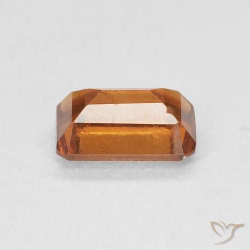 Granato hessonite Arancio Medio naturale da 1.36 ct, Ottagonale / Taglio smeraldo, VS-SI